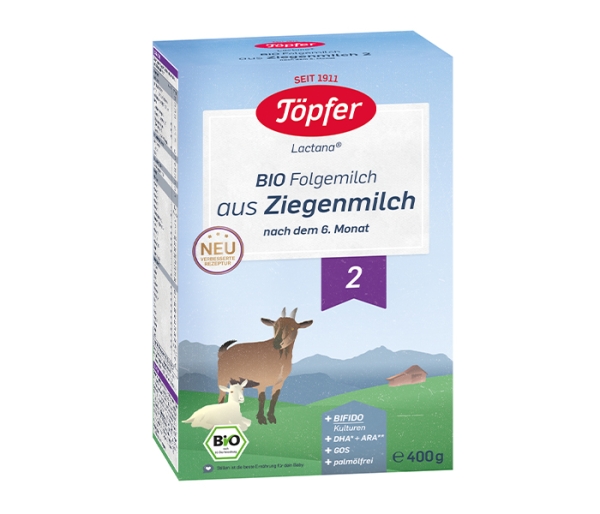 Leche de Cabra Orgánica ETAPA 2.  400 gr.